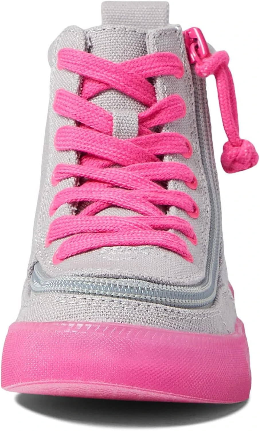 BILLY Footwear Kids Classic Lace High Sneakers For Toddler, Little, And Big Kids - Breathable Textile Lining, Padded Footbed, And Zipper Closure - Image 5