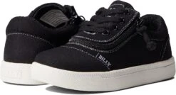 BILLY Footwear Kids MDR Short Wrap Low Top Sneakers For Little, And Big Kids - Man-Made Upper With Functional Laces, And Zippered Closure