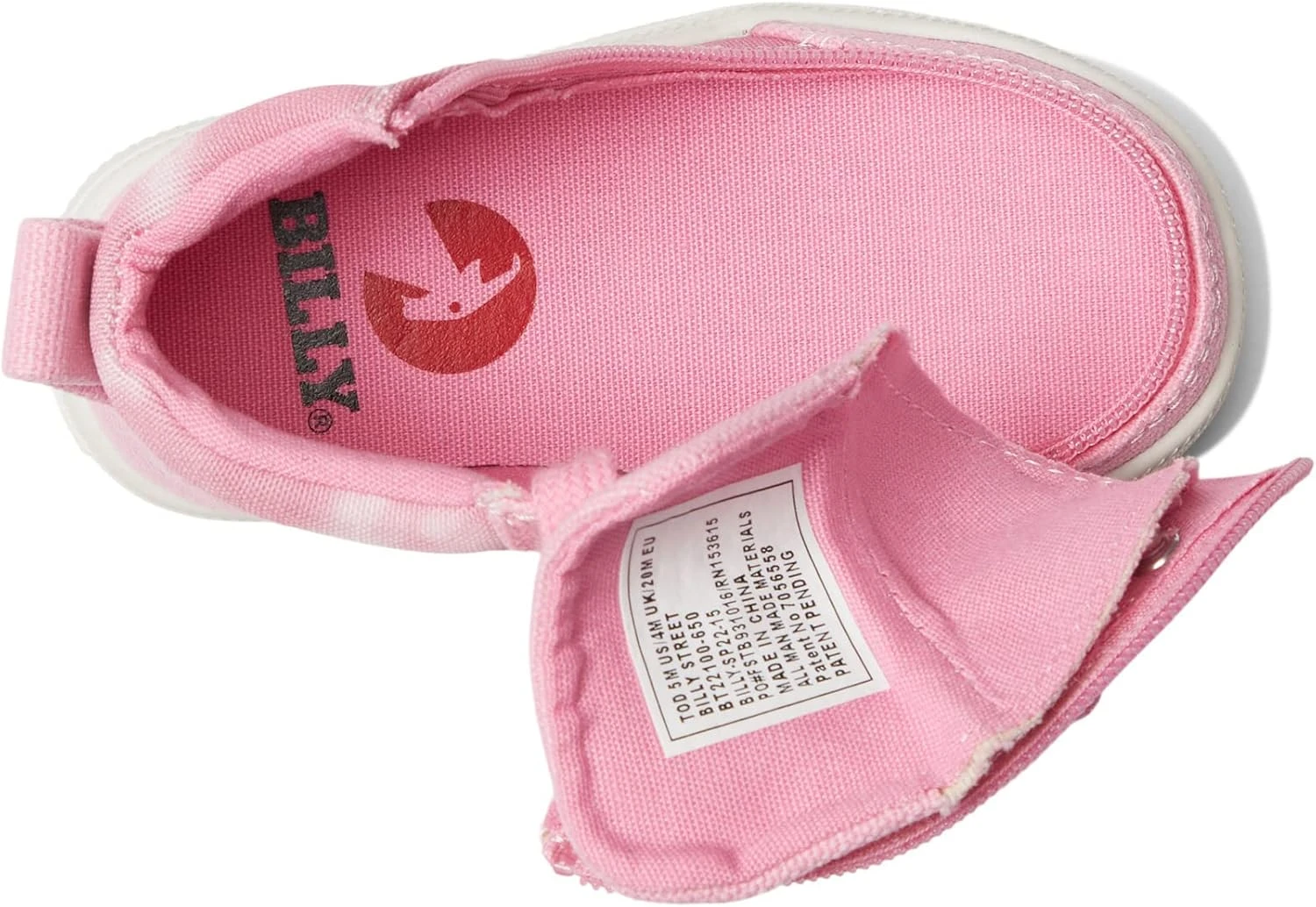 BILLY Footwear Kids Street For Toddlers - Zip Around Closure, Cushioned & Removable Insole Sleek Style Sneakers - Image 2