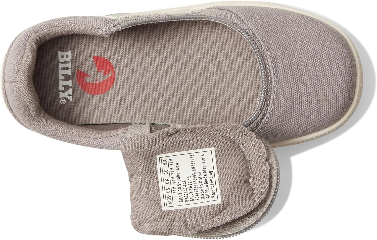 BILLY Footwear Kids CS Low Sneakers For Little And Big Kid - Canvas Upper, Lightweight Canvas Lining, And Rubber Outsole - Image 2
