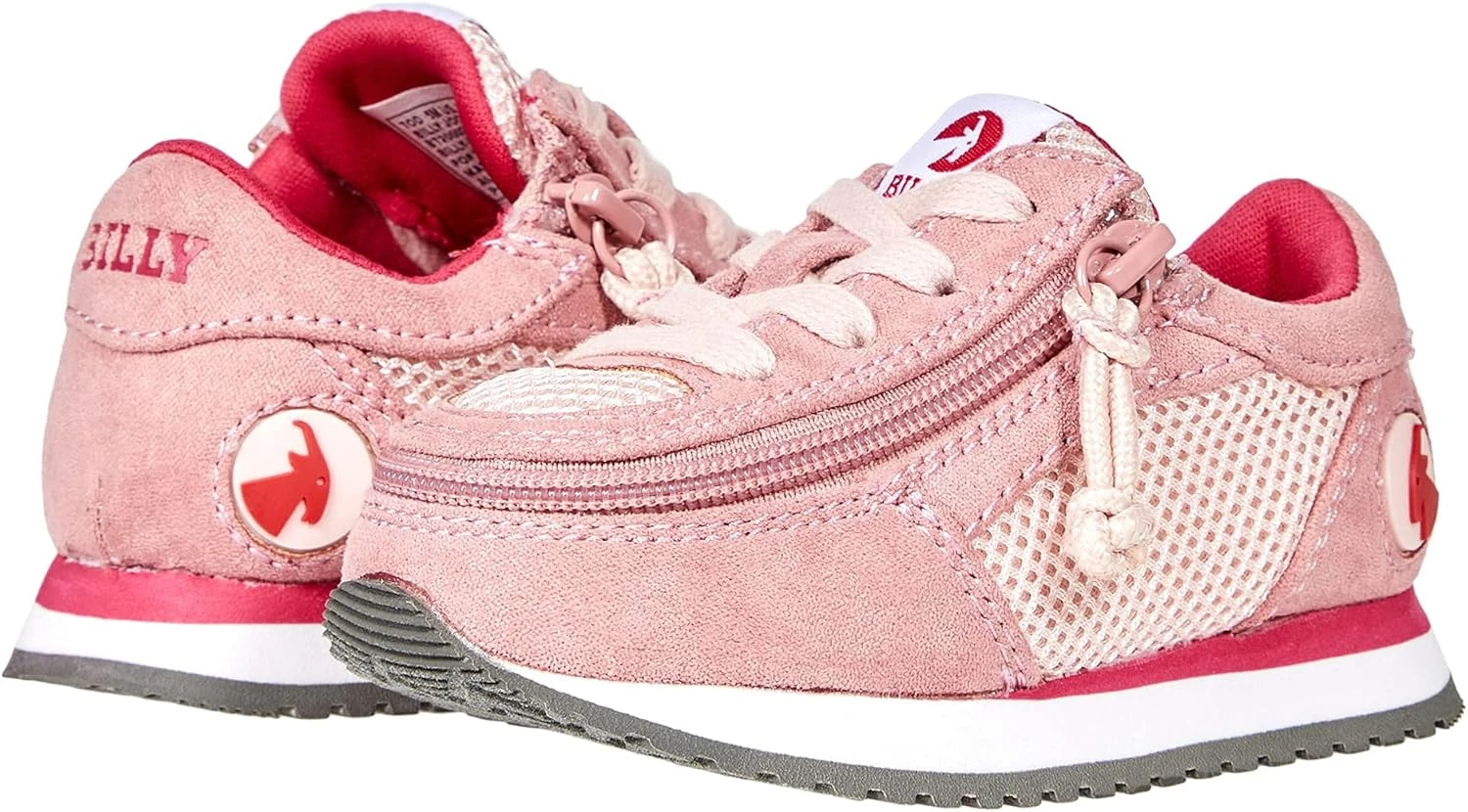 BILLY Footwear Kids Jogger Shoes For Toddlers – Glittered Side Panel – Removable Insole Imported Shoes