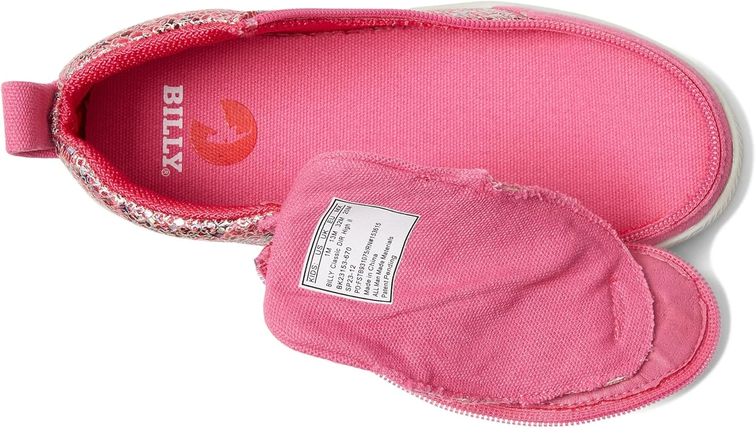 BILLY Footwear Kids Classic DR High II High Tops For Kids β Canvas Upper β Round Toe β TPR Midsole & Outsole - Image 2