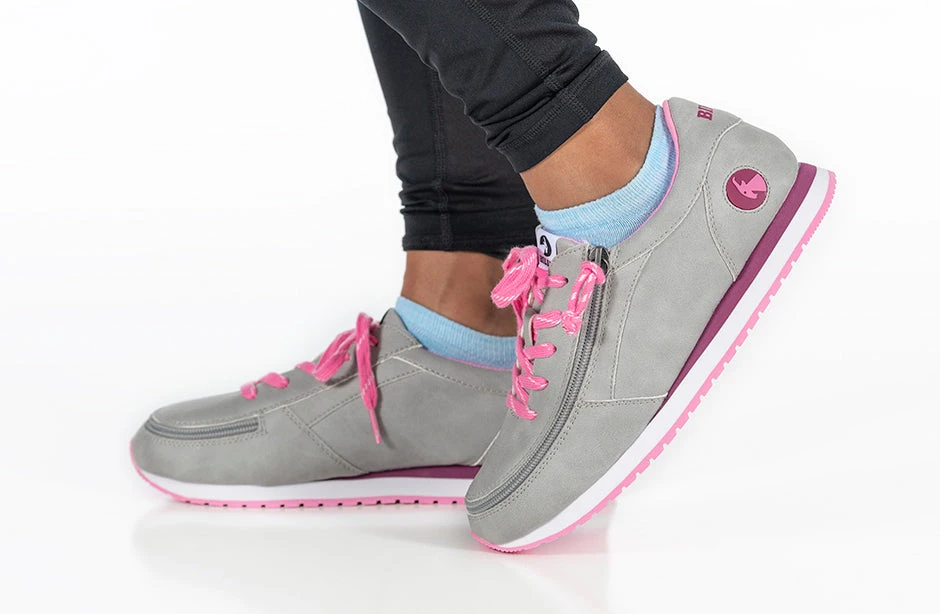 FINAL SALE - Grey/Fuchsia BILLY Joggers - Image 9