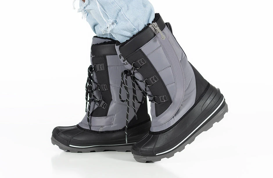 Grey BILLY Ice Winter Boots - Image 7