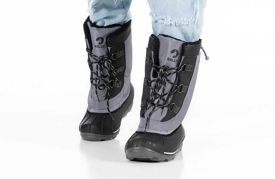 Grey BILLY Ice Winter Boots - Image 8