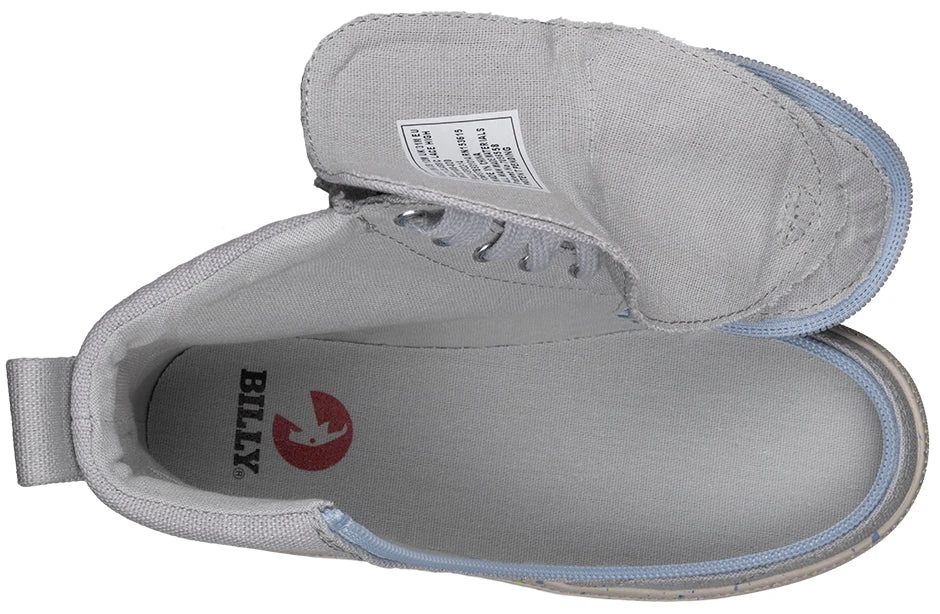 FINAL SALE - Grey/Blue Speckle BILLY Classic Lace High Tops - Image 4