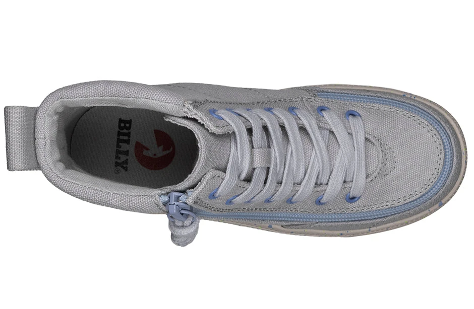 FINAL SALE - Grey/Blue Speckle BILLY Classic Lace High Tops - Image 3