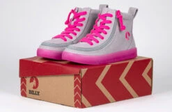 FINAL SALE - Grey/Pink BILLY Classic Lace High Tops -BILLY Footwear BK22100 050 studio 1 940x614 983c340e b1c3 4abf 9680 acf8073635a9