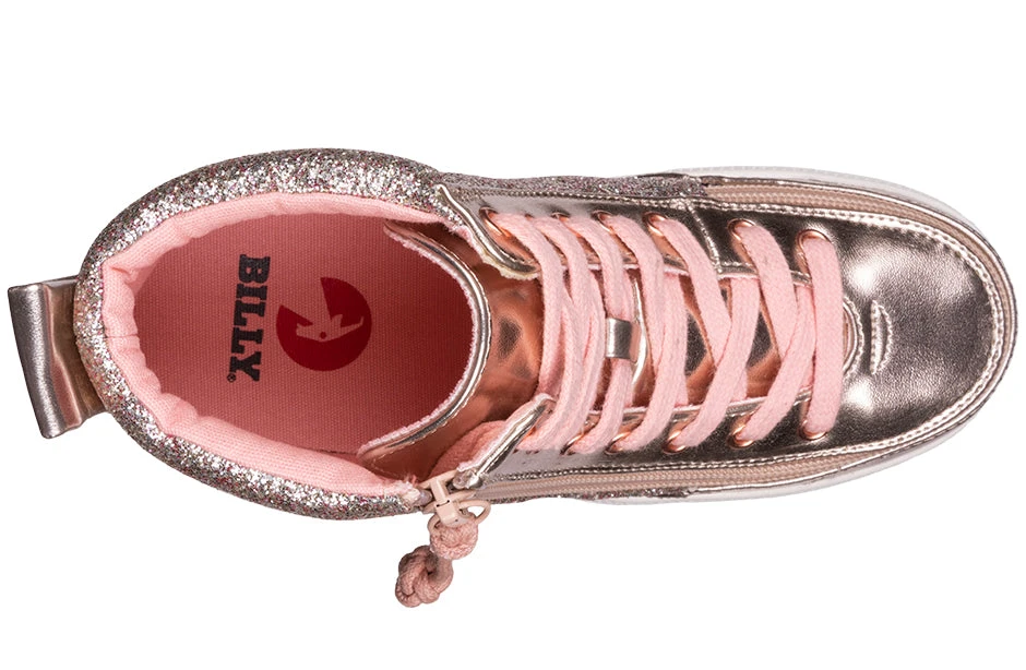 Rose Gold Unicorn BILLY Classic Lace Highs - Image 3