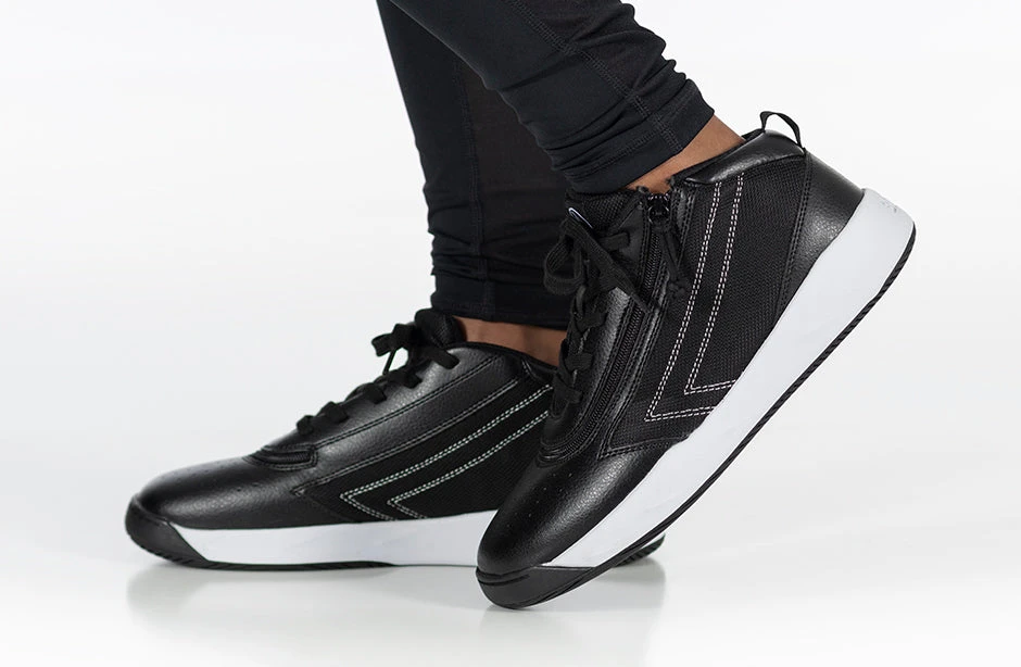 FINAL SALE - Black/White BILLY Sport Hoop Athletic Sneakers - Image 9