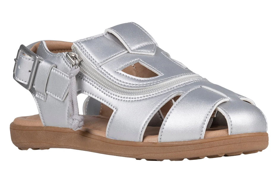 FINAL SALE - Silver BILLY Sandals
