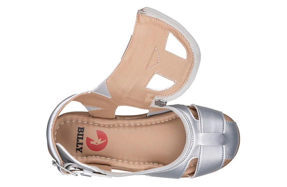 FINAL SALE - Silver BILLY Sandals - Image 4