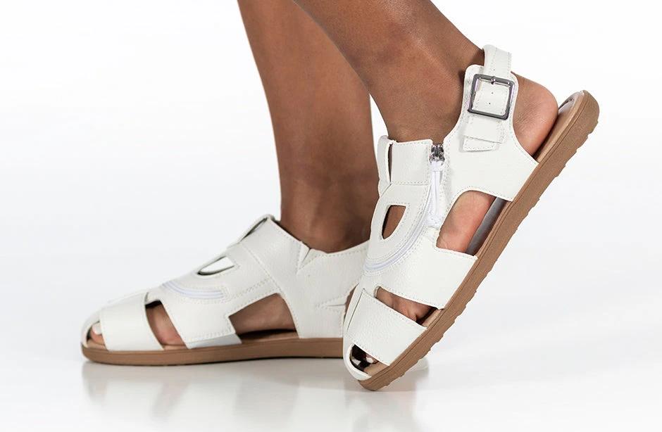 FINAL SALE - White BILLY Sandals 11 FINAL SALE - White BILLY Sandals - Image 9
