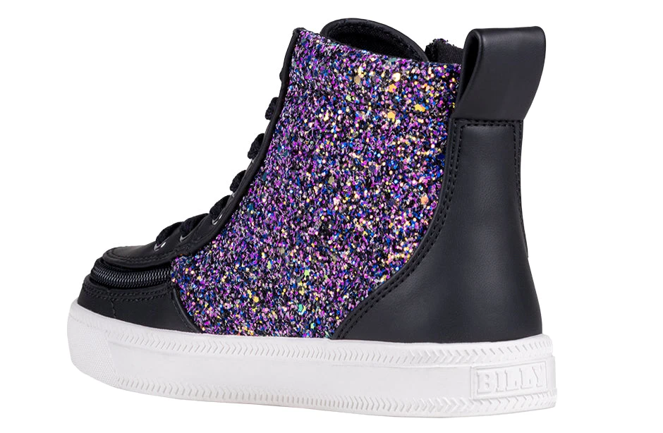 Black Fuchsia Glitz BILLY Classic Lace High Tops - Image 3