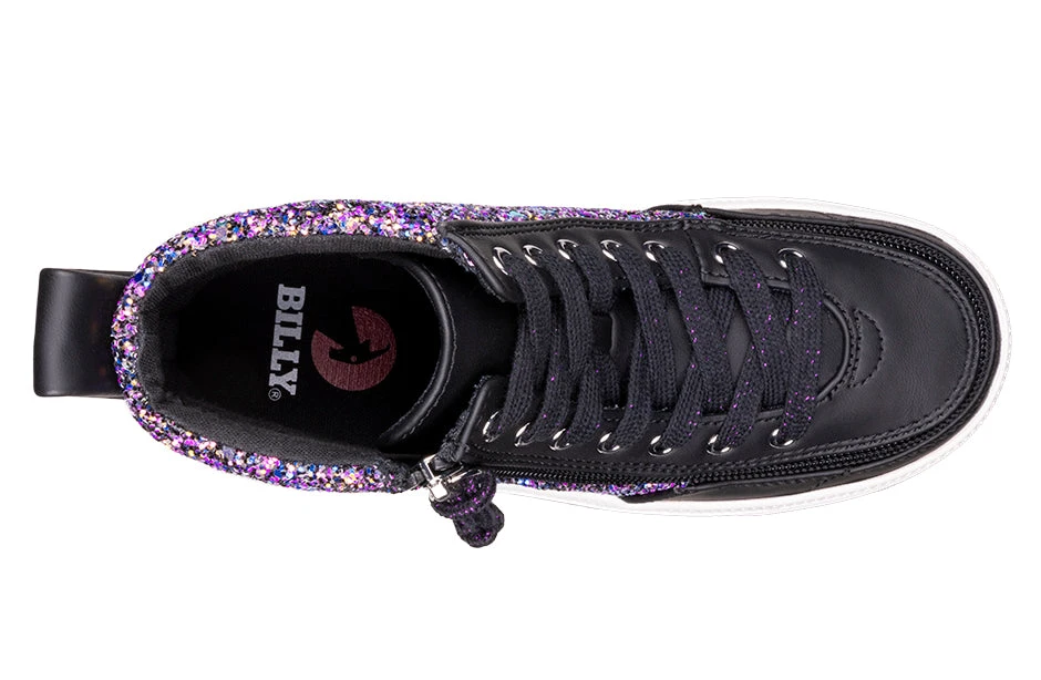 Black Fuchsia Glitz BILLY Classic Lace High Tops - Image 4