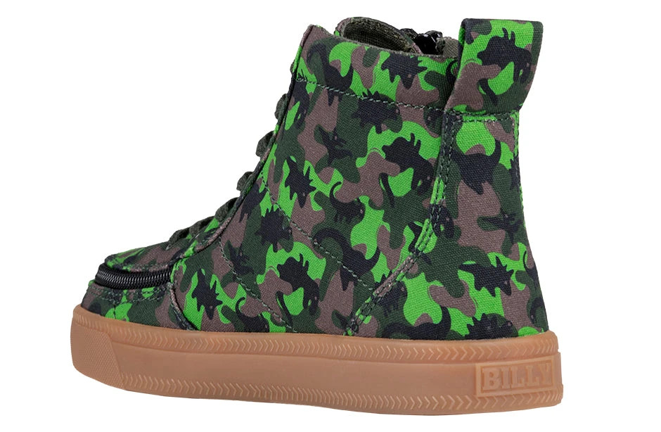 FINAL SALE - Green Dino BILLY Classic Lace High Tops - Image 3