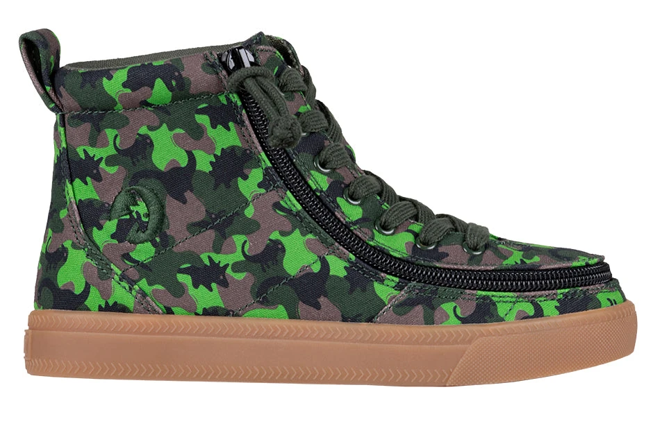FINAL SALE - Green Dino BILLY Classic Lace High Tops - Image 2