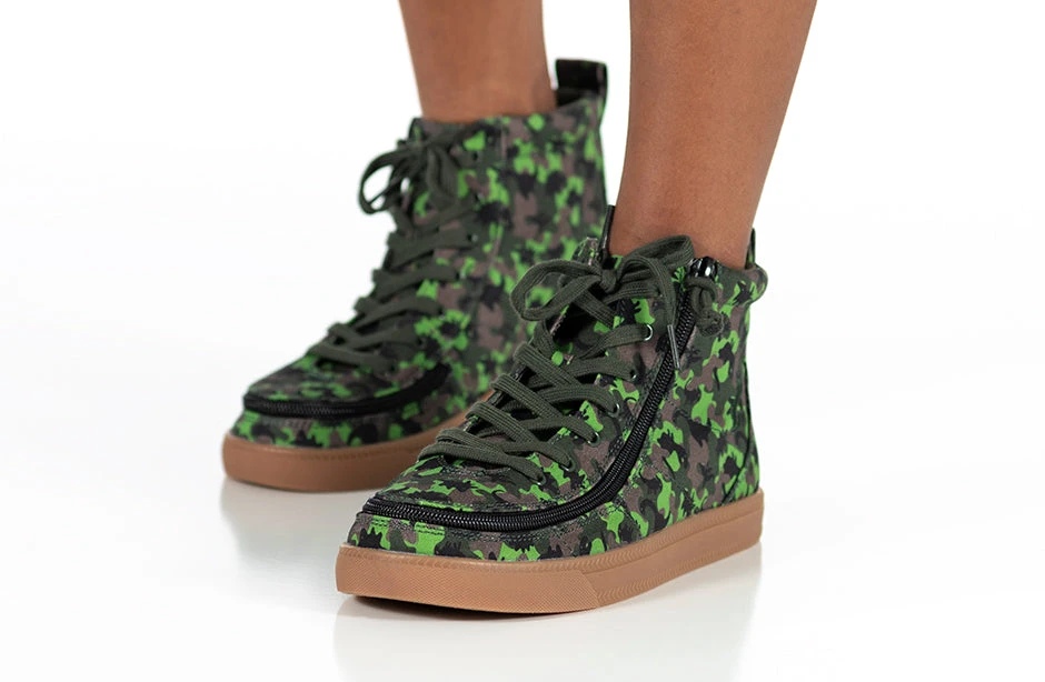 FINAL SALE - Green Dino BILLY Classic Lace High Tops - Image 11