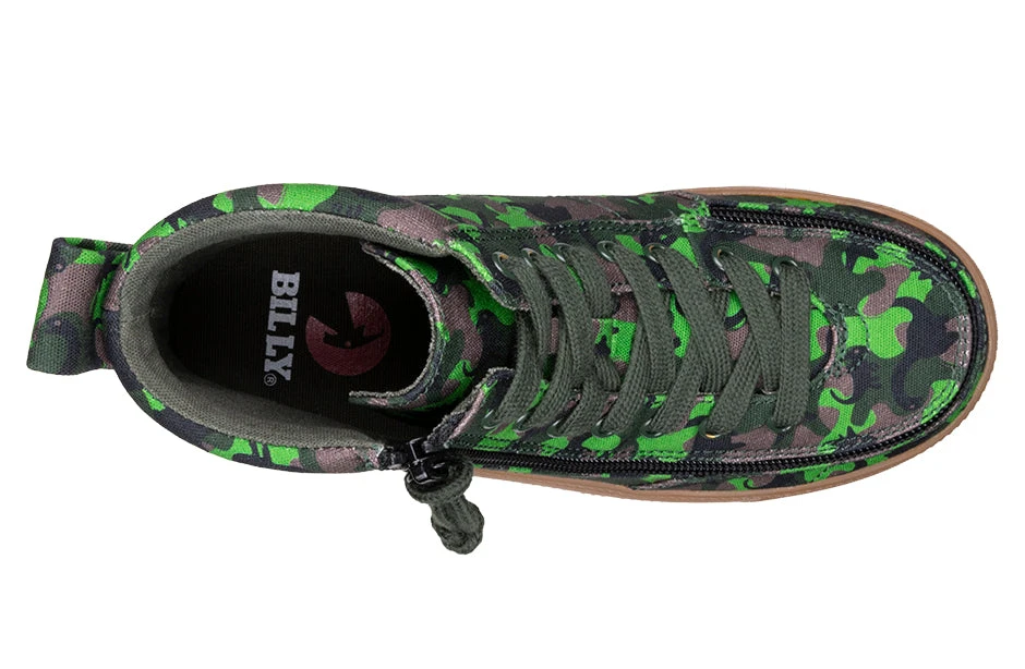 FINAL SALE - Green Dino BILLY Classic Lace High Tops - Image 4