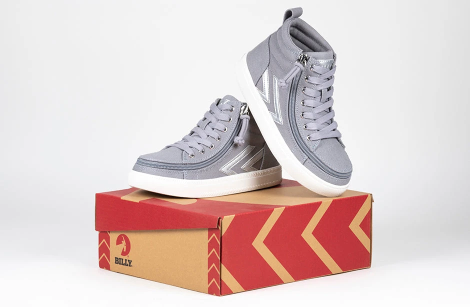 Grey/Silver BILLY CS Sneaker High Tops - Image 9