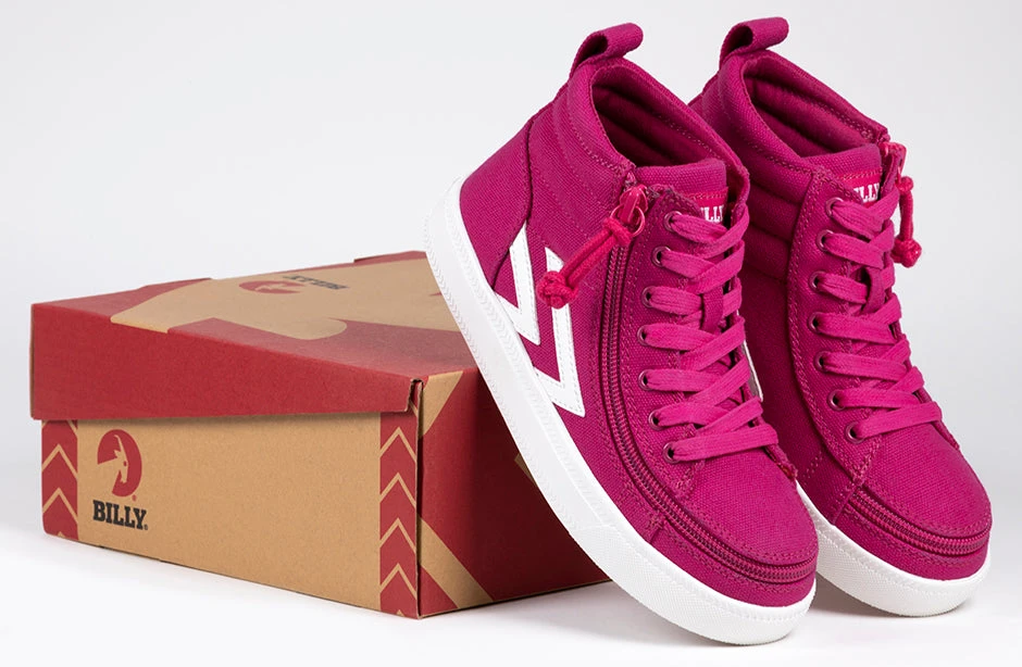 Fuchsia/White BILLY CS Sneaker High Tops - Image 8