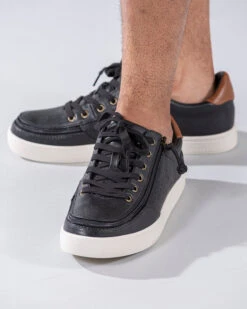 FINAL SALE - Men's Black BILLY Low Sneakers -BILLY Footwear BM20003 001 Studio2 704x880 1
