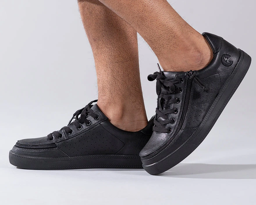 FINAL SALE - Men's Black To The Floor BILLY Low Sneakers - Image 6