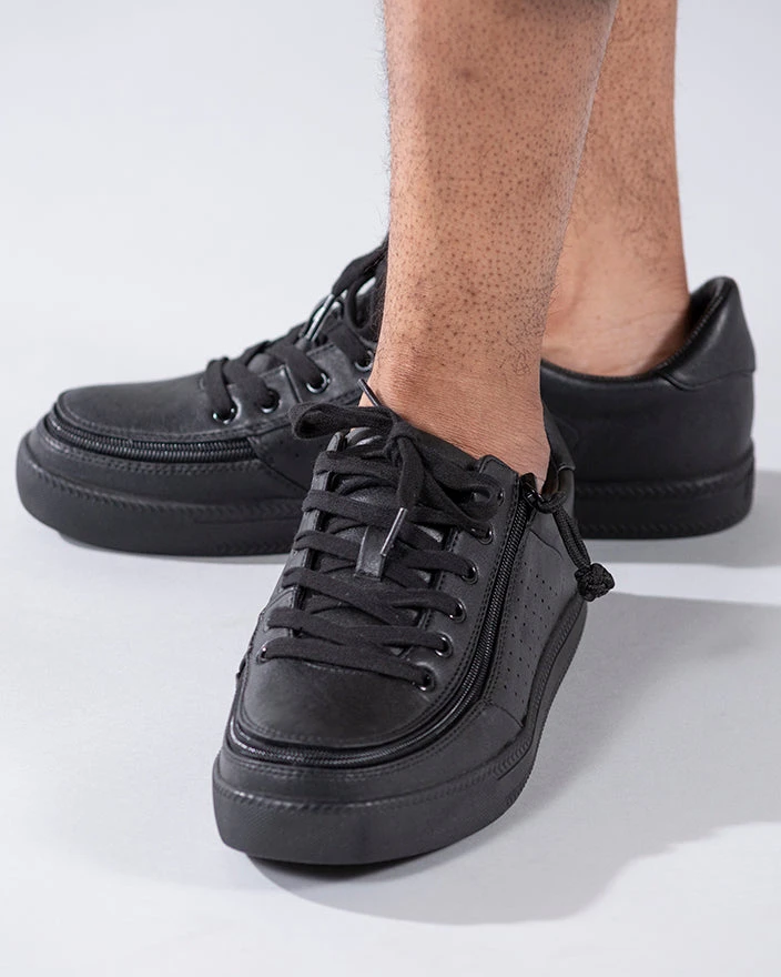 FINAL SALE - Men's Black To The Floor BILLY Low Sneakers - Image 7