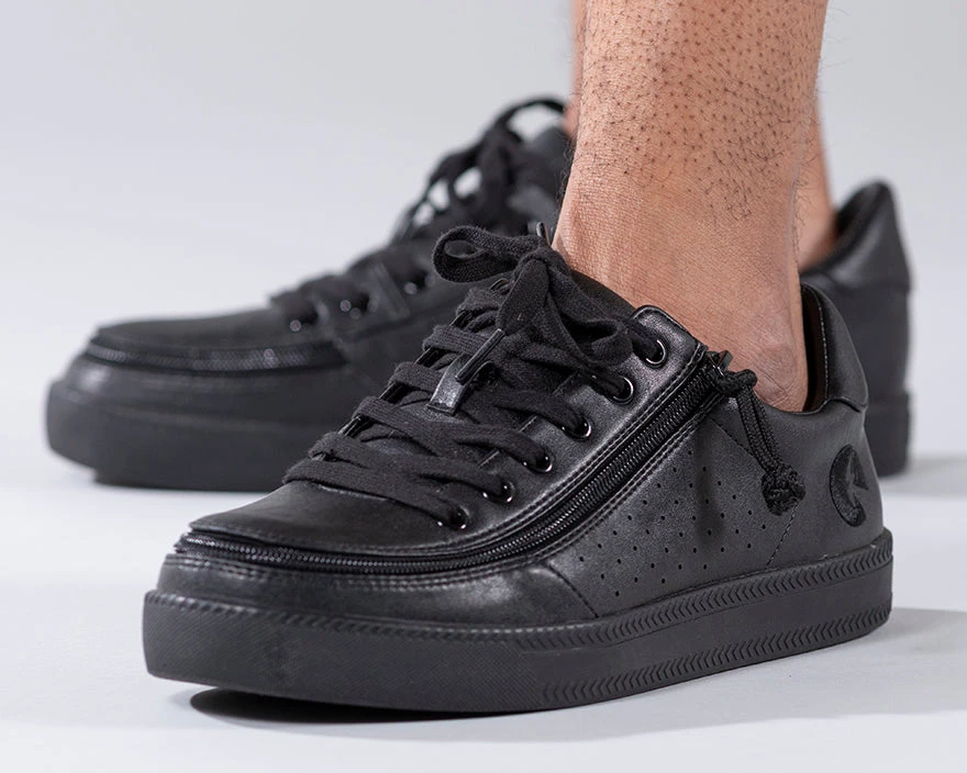 FINAL SALE - Men's Black To The Floor BILLY Low Sneakers - Image 8