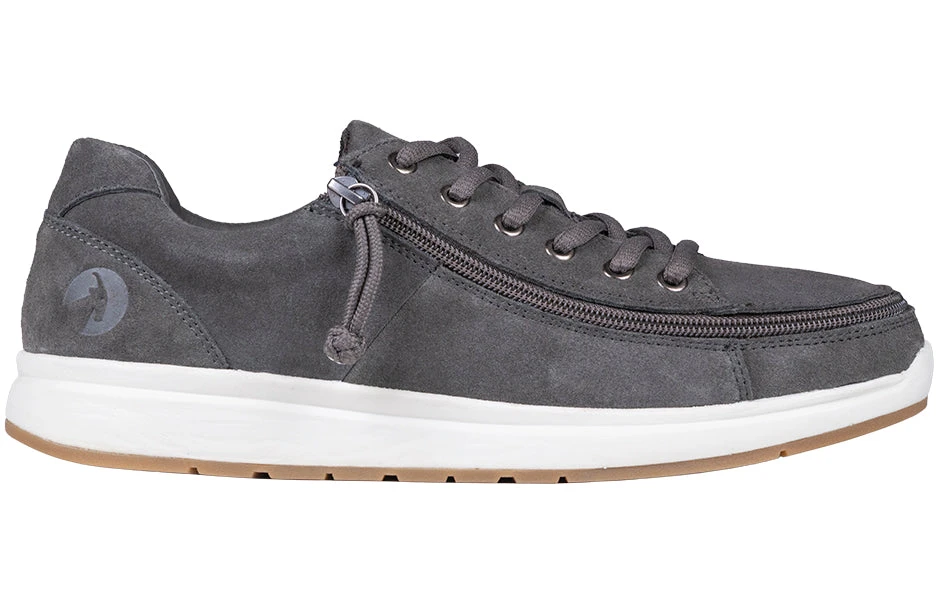 Men's Grey Suede BILLY Comfort Lows - Image 2