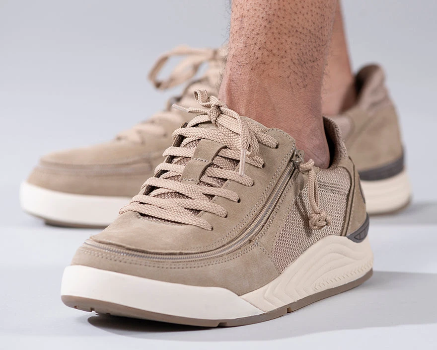 FINAL SALE - Men's Tan Suede/Mesh BILLY Comfort Classic Lows - Image 10
