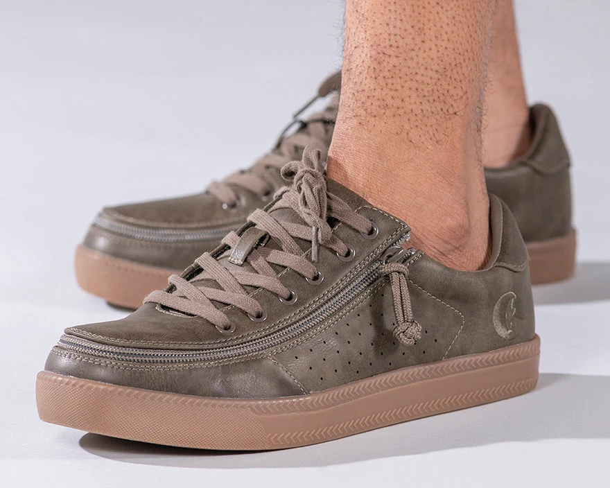 FINAL SALE - Men's Olive BILLY Sneaker Lows - Image 9