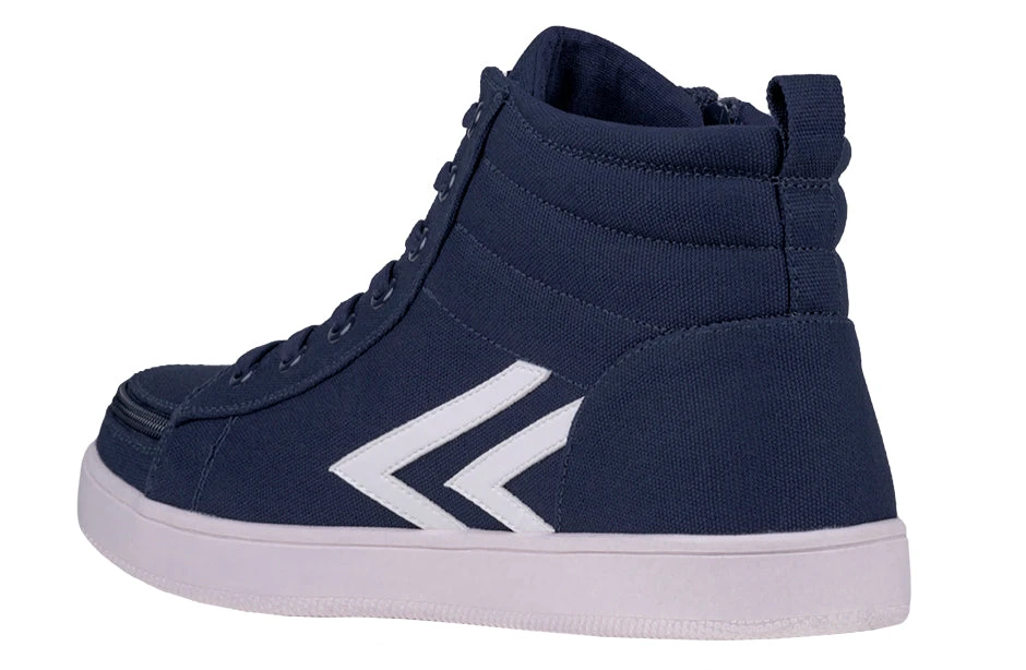 Men's Navy/White BILLY CS Sneaker High Tops - Image 3
