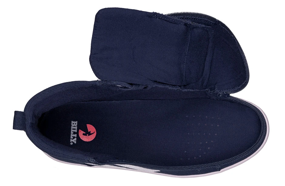 Men's Navy/White BILLY CS Sneaker High Tops - Image 5