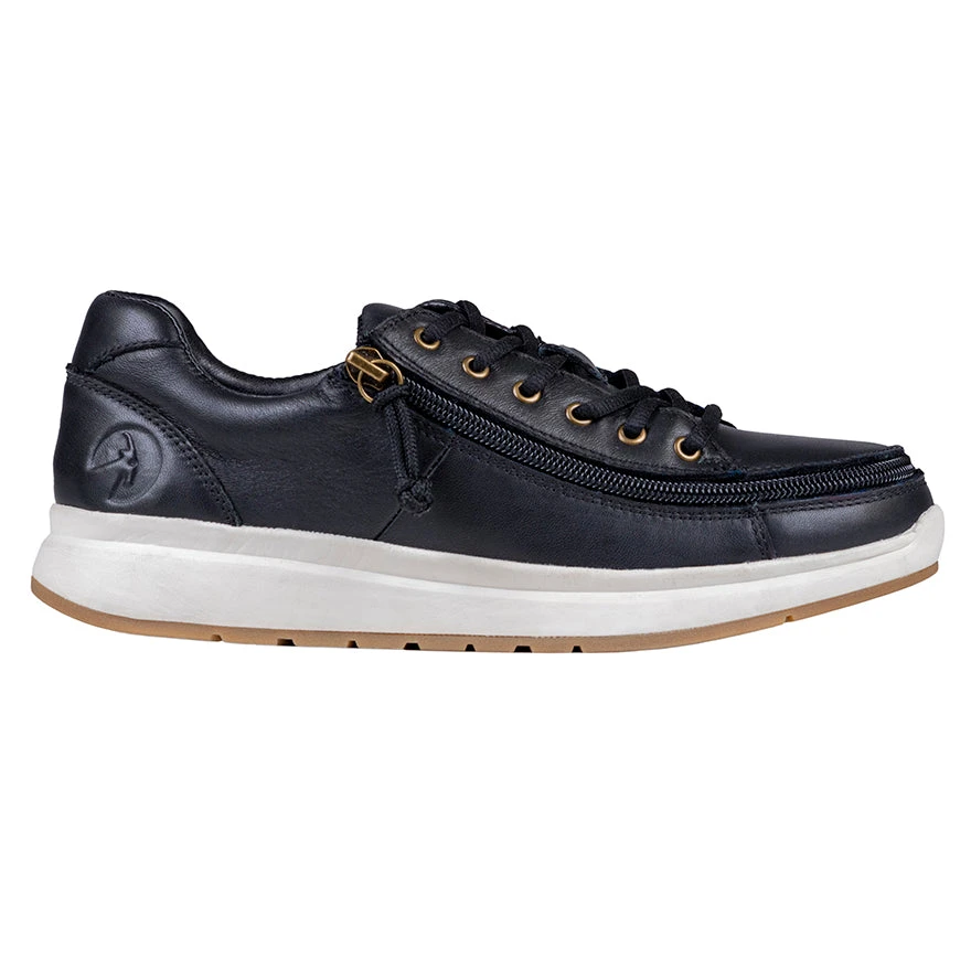 FINAL SALE - Women's Black Leather BILLY Comfort Lows 4 FINAL SALE - Women's Black Leather BILLY Comfort Lows - Image 2