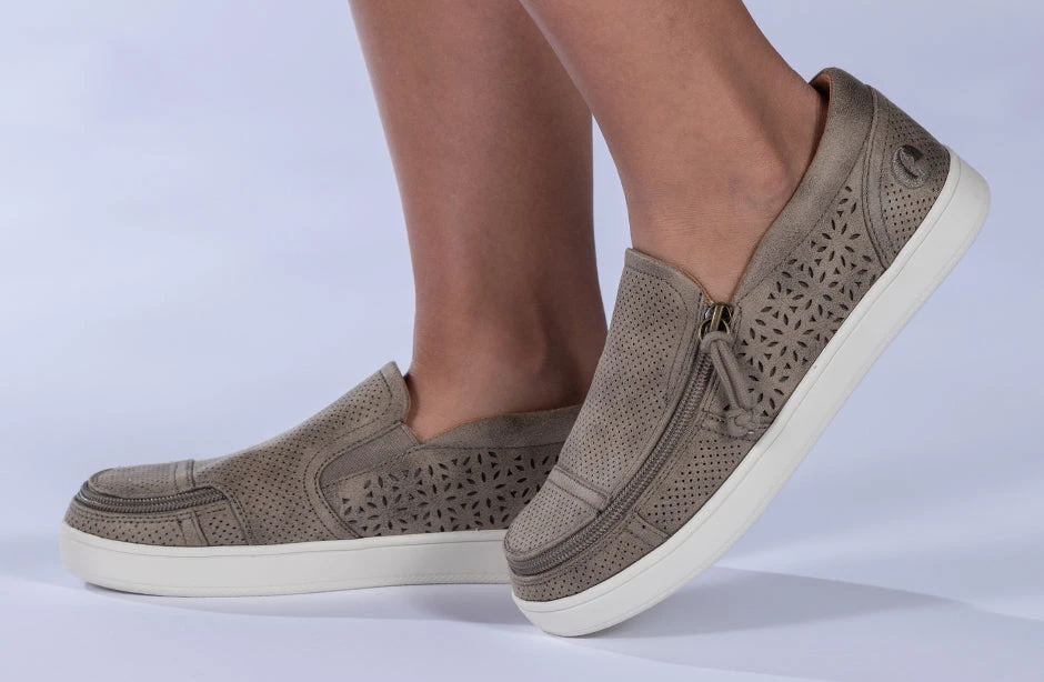 FINAL SALE - Women's Taupe BILLY Perf Lows - Image 6