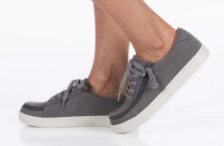 FINAL SALE - Women's Charcoal BILLY Sneaker Low Tops -BILLY Footwear BW21328 021 studio standing 1 940x614 4d8b328a abf8 448a 8919 21c090dee043