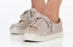FINAL SALE - Women's Champagne BILLY Sneaker Low Tops -BILLY Footwear BW21328 710 studio standing 2 940x614 f3f2f4d7 004e 41fb bede 02d59c8460b8