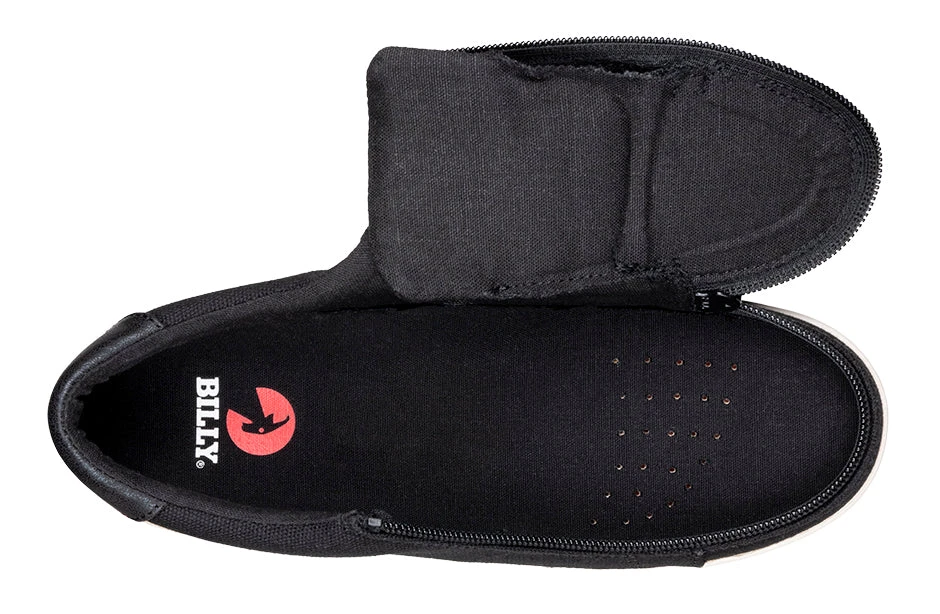 FINAL SALE - Women's Black Canvas BILLY Sneaker Low Tops - Image 4