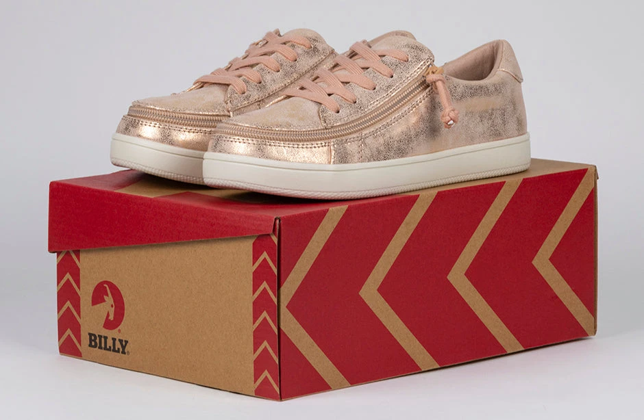 FINAL SALE - Women's Rose Gold BILLY Sneakers - Image 6