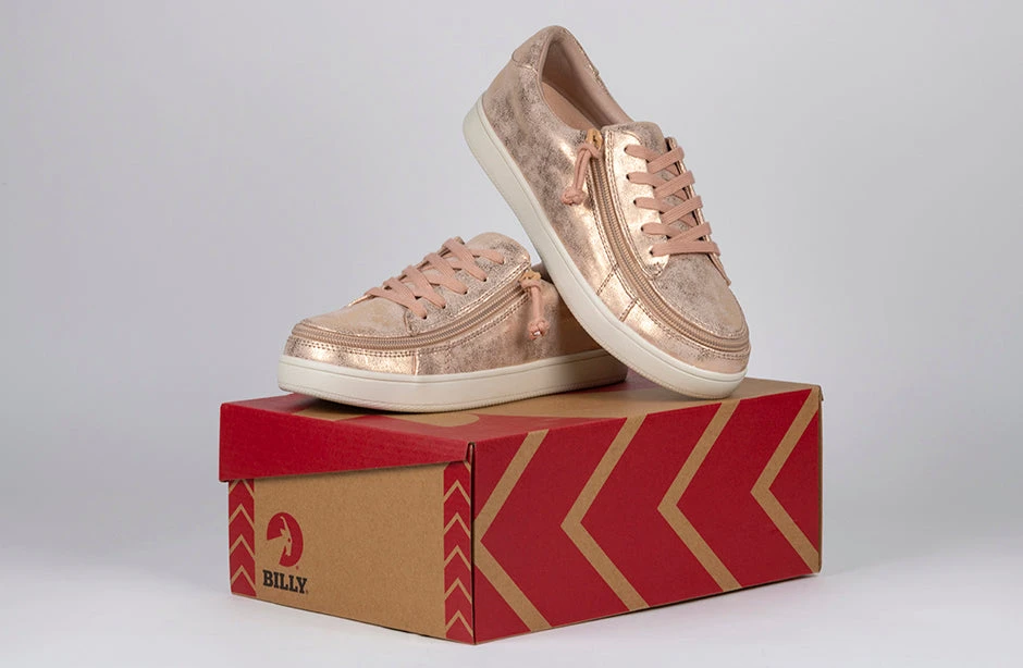 FINAL SALE - Women's Rose Gold BILLY Sneakers - Image 8