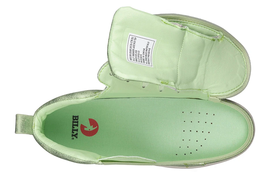 FINAL SALE - Women's Cucumber Green BILLY Sneaker Lace Mid Tops - Image 4