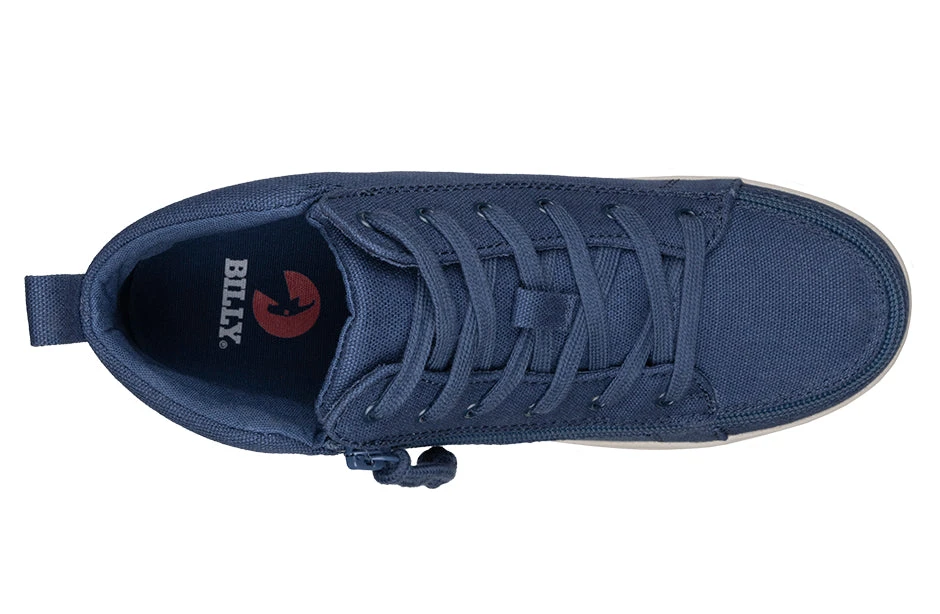 FINAL SALE - Women's Beach Blue BILLY Sneaker Lace Mid Tops - Image 3