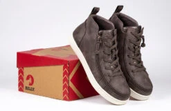 FINAL SALE - Women's Espresso BILLY Sneaker Lace Mid Tops -BILLY Footwear BW22335 250 studio 2 940x614 907591dc 7a19 4c24 998b 518522c3ea07