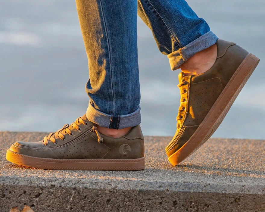 FINAL SALE - Men's Olive BILLY Sneaker Lows - Image 6