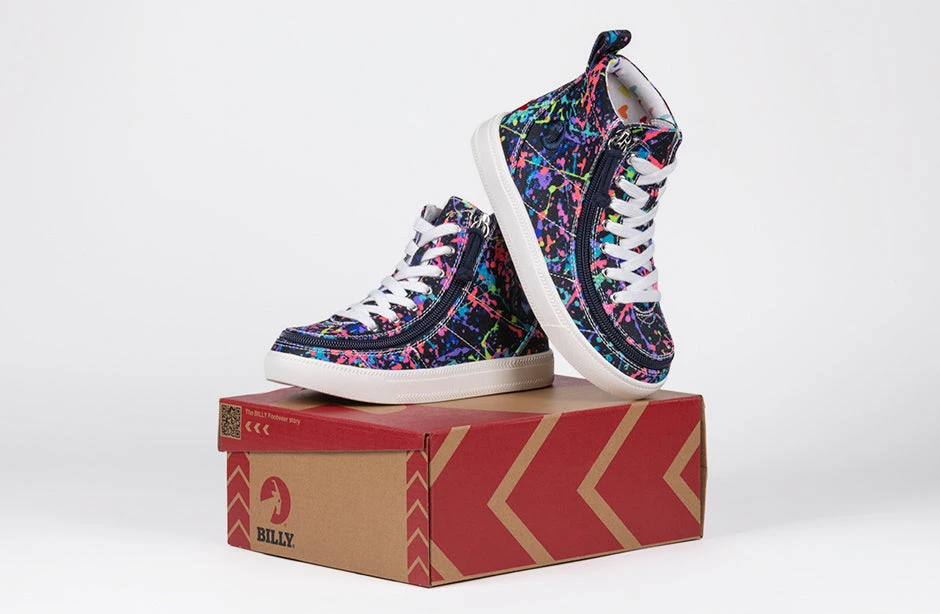 Sasha Splatter BILLY Classic Lace High Tops - Image 10