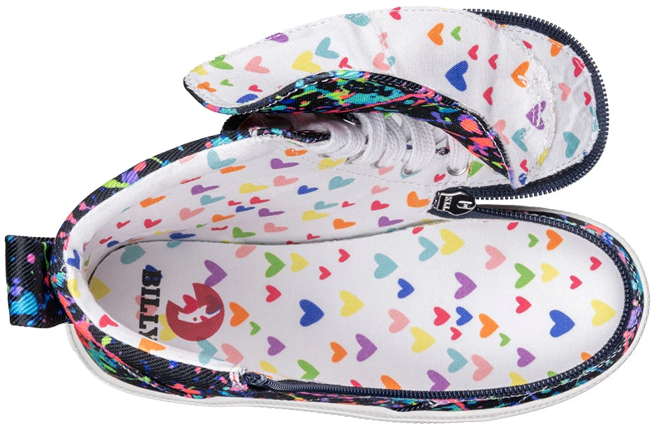 Sasha Splatter BILLY Classic Lace High Tops - Image 6