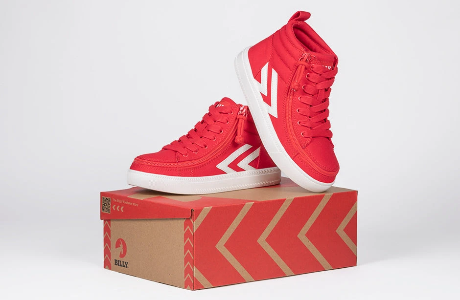 Red/White BILLY CS Sneaker High Tops - Image 9