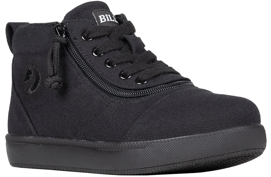 Black To The Floor BILLY D|R II Short Wrap High Tops