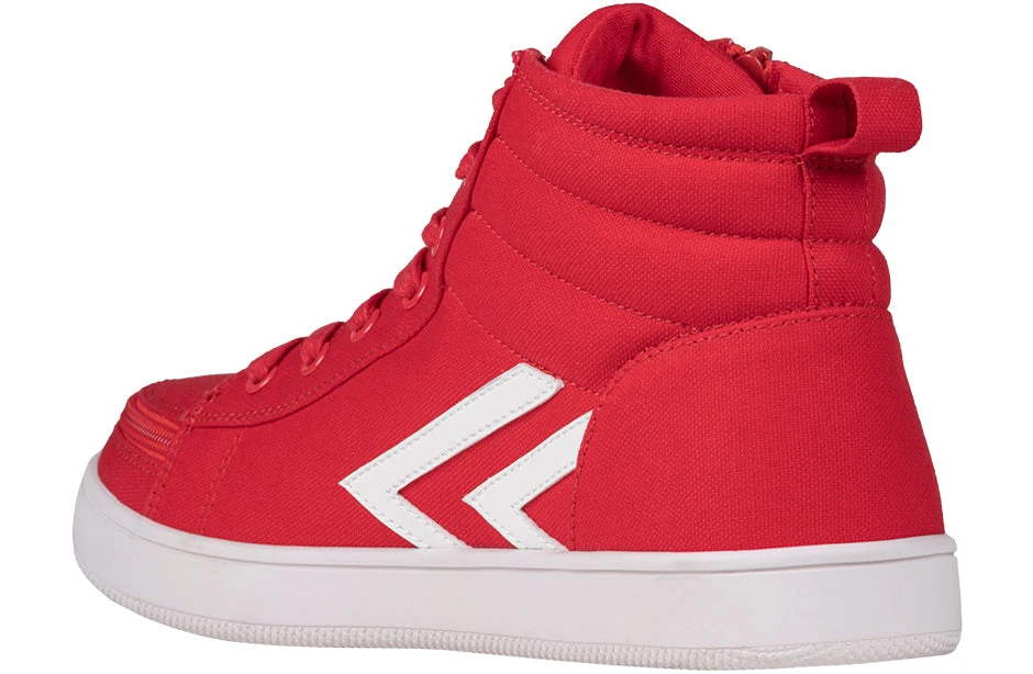 Men's Red/White BILLY CS Sneaker High Tops - Image 3